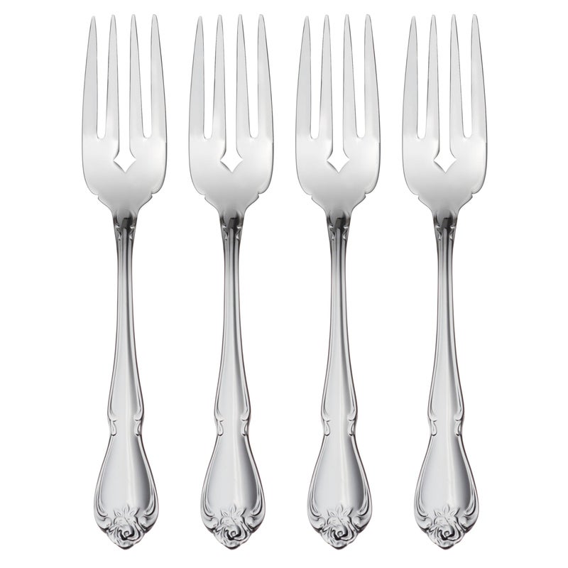 Oneida True Rose Everyday Flatware Salad Forks, Set of 4 - Image 1
